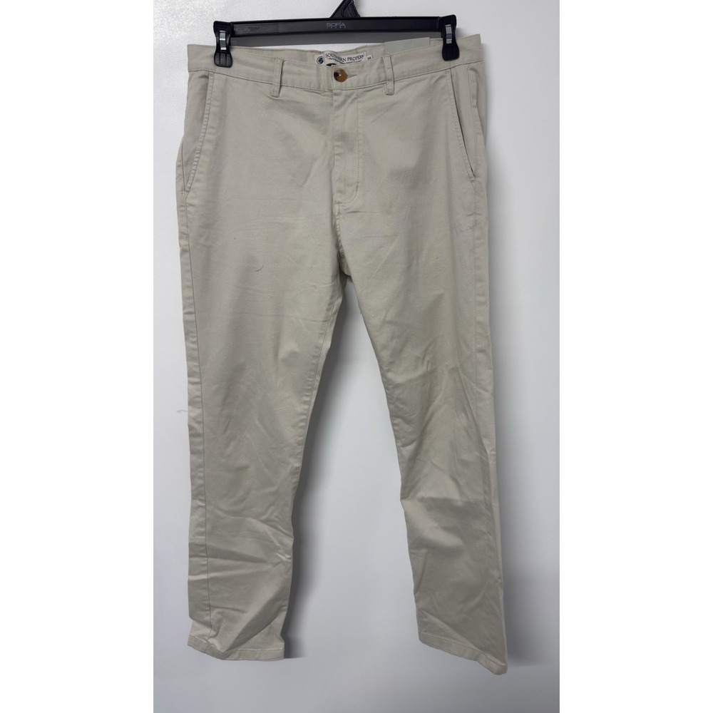 NEW Southern Proper Thomasville Flat‎ Front Chino Pant Beige 34"x 32" #51